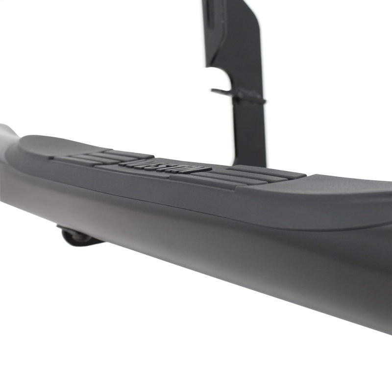 Westin 2014-2018 Chevy Silverado 1500 Dbl Cab (Rocker Mount) E-Series 3 Nerf Step Bars - Black - GTR Auto