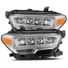 Load image into Gallery viewer, AlphaRex 16-20 Toyota Tacoma NOVA LED Projector Headlights Plank Style Chrome w/Activation Light - GTR Auto