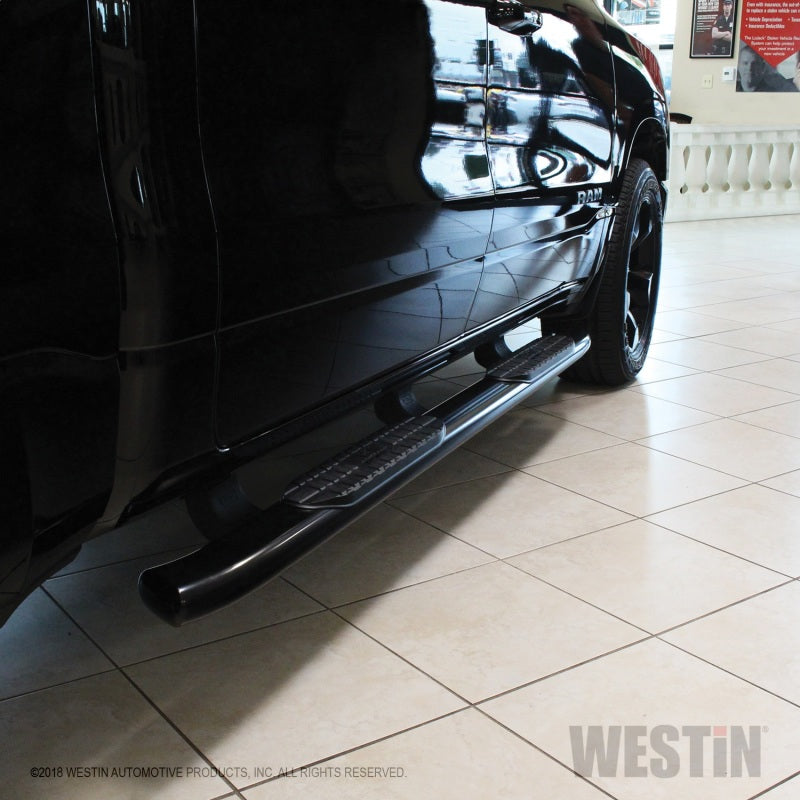 Westin 2019 Ram 1500 Crew Cab (Excl. 2019 Ram 1500 Classic) PRO TRAXX 5 Oval Nerf Step Bars - Black - GTR Auto