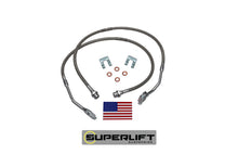 Load image into Gallery viewer, Superlift 79-86 GM Pickup/Blazer/Suburban w/ 8-12in Lift Kit (Pair) Bullet Proof Brake Hoses - GTR Auto