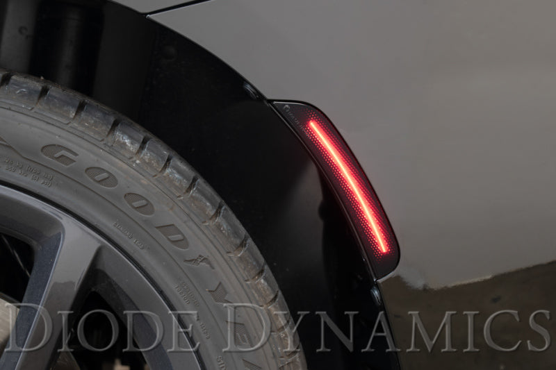 Diode Dynamics 15-21 Dodge Charger LED Sidemarkers - Amber Red (set) - GTR Auto