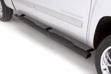 Load image into Gallery viewer, Lund 99-13 Chevy Silverado 1500 Ext. Cab 5in. Oval Straight Steel Nerf Bars - Black - GTR Auto