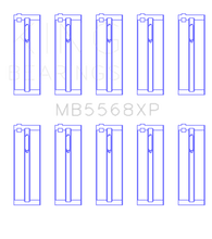 Load image into Gallery viewer, King Engine Bearings Acura D16A1/97-01 Honda H22A4/98+ F23A Performance Main Bearing Set - Size STDX