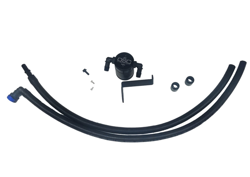 J&amp;L 2019-2024 Ford Ranger 2.3L Driver Side Oil Separator 3.0 - Blk Anodized - GTR Auto