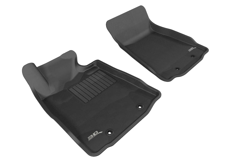 3D MAXpider 2009-2019 Nissan 370Z Kagu 1st Row Floormat - Black - GTR Auto