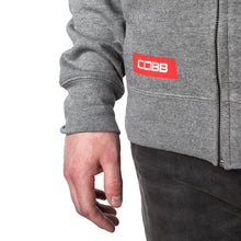 Load image into Gallery viewer, Cobb Grey Zippered Hoodie - Size Small