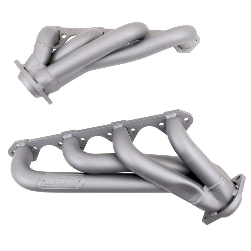 BBK 79-93 Mustang 351 Swap Shorty Unequal Length Exhaust Headers - 1-5/8 Titanium Ceramic - GTR Auto