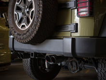 Load image into Gallery viewer, aFe Rebel Series 2.5in 409 SS Axle-Back Exhaust System Black 07-18 Jeep Wrangler (JK) V6-3.6L/3.8L - GTR Auto
