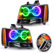 Load image into Gallery viewer, Oracle 07-13 Chevrolet Avalanche Pre-Assembled SMD Headlights - ColorSHIFT