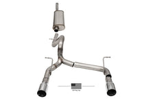 Load image into Gallery viewer, Corsa 2018-2025 Jeep Wrangler JLU 3.6L 2.75in Sport Cat-Back Exhaust w/ American Flag Tips
