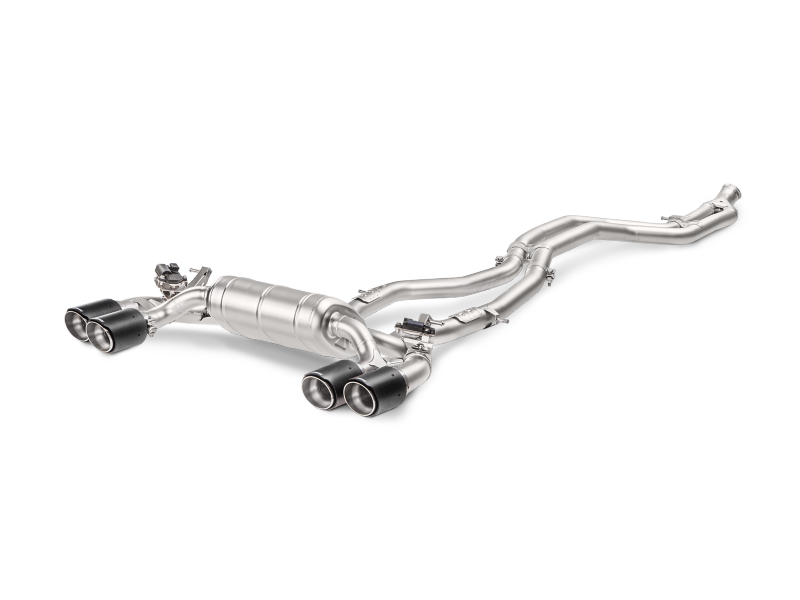 Akrapovic 16-17 BMW M2 F87 (Excl M2 Competition) Evolution Line Cat Back (Titanium) w/Carbon Tips - GTR Auto