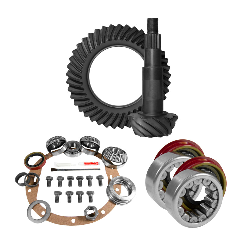 Yukon Gear 8.5in GM 4.56 Rear Ring & Pinion Install Kit Axle Bearings 1.625in Case Journal YGK2014