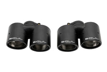 Load image into Gallery viewer, SOUL 09-11 Porsche 997.2 Carrera Bolt On Exhaust Tips - Dual Wall Carbon Fiber