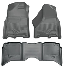Load image into Gallery viewer, Husky Liners 2012 Dodge Ram 1500/2500/3500 Crew Cab WeatherBeater Combo Gray Floor Liners 99002