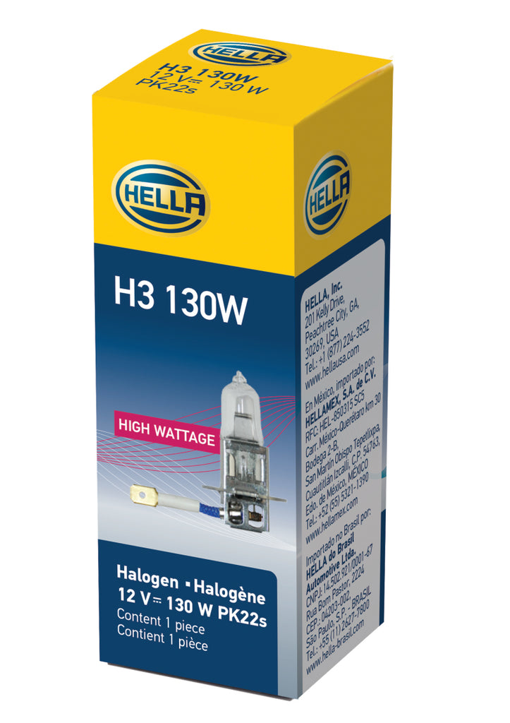 Hella BULB H3 12V 130W PK22s T3.25 - GTR Auto