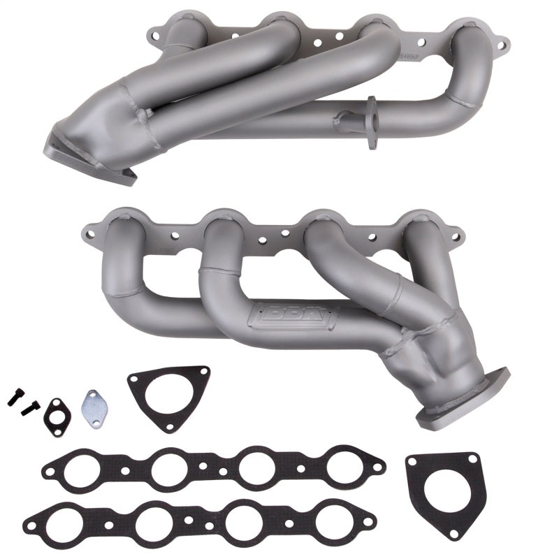 BBK 99-04 GM Truck SUV 6.0 Shorty Tuned Length Exhaust Headers - 1-3/4 Titanium Ceramic - GTR Auto