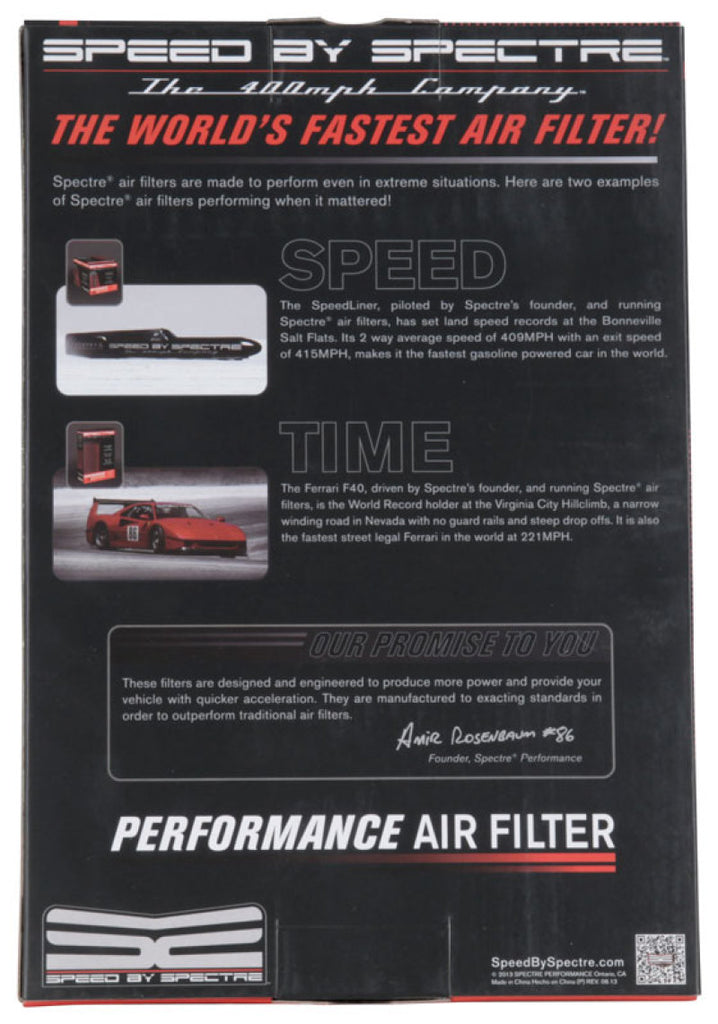 Spectre 04-06 BMW X3 2.5L L6 F/I Replacement Air Filter HPR5350