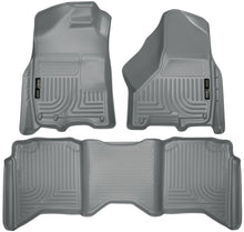 Load image into Gallery viewer, Husky Liners 2012 Dodge Ram 1500/2500/3500 Crew Cab WeatherBeater Combo Gray Floor Liners 99002