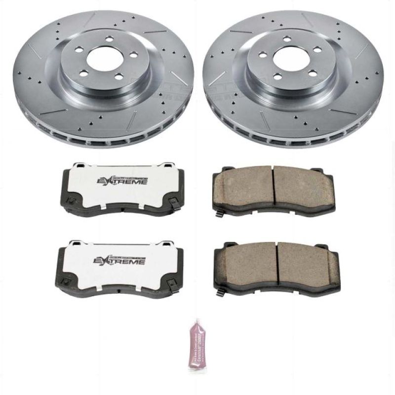 Power Stop 05-10 Chrysler 300 SRT8 Front Z26 Street Warrior Brake Kit - GTR Auto
