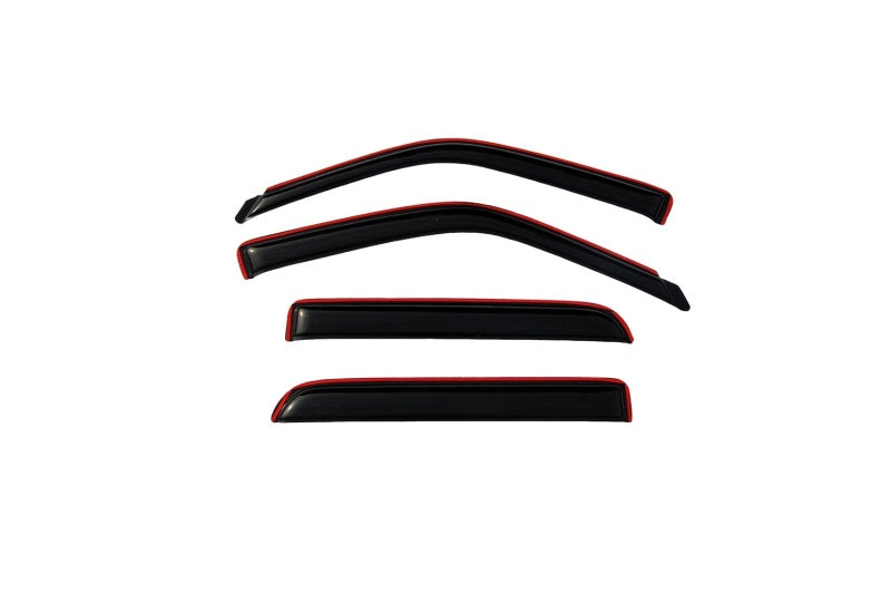 AVS 02-03 Lincoln Blackwood Ventvisor In-Channel Front & Rear Window Deflectors 4pc - Smoke - GTR Auto