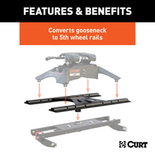 Load image into Gallery viewer, Curt X5 Gooseneck-to-5th-Wheel Adapter Plate for Double Lock