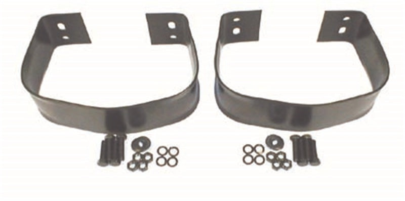 Omix Rear Bumperettes Black 76-95 CJ & Wrangler YJ - GTR Auto