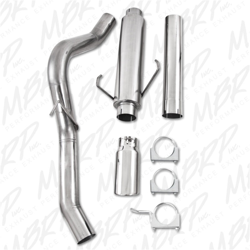 MBRP 2004.5-2007 Dodge 2500/3500 Cummins 600/610 Cat Back Single Side - GTR Auto
