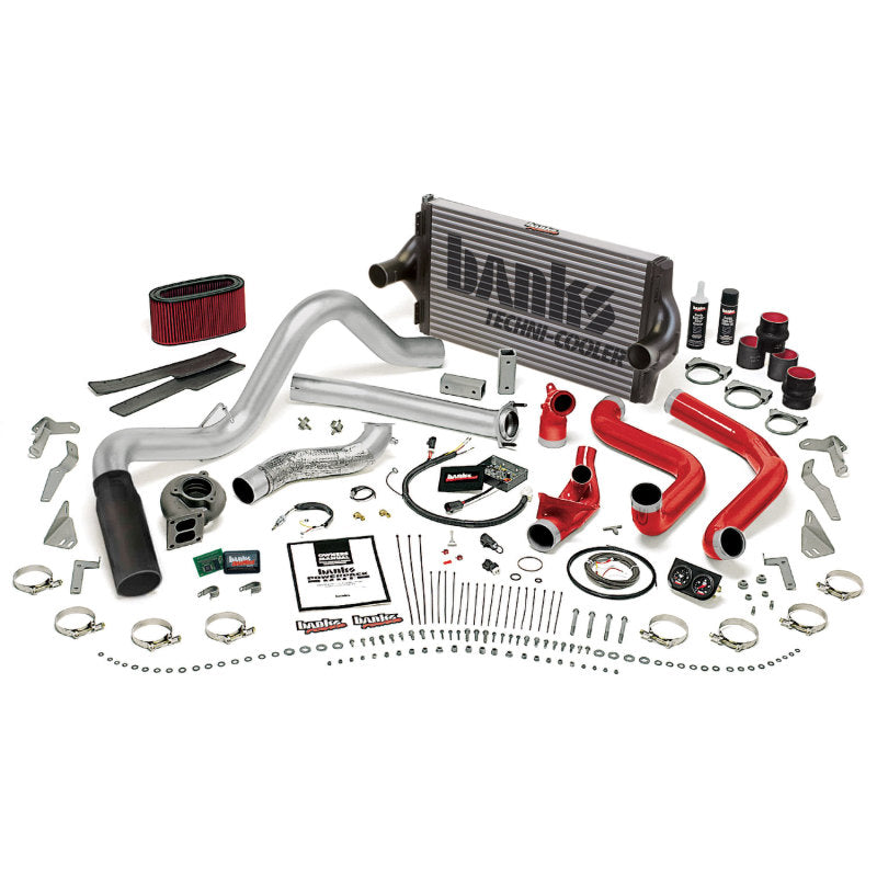 Banks Power 94-95.5 Ford 7.3L Auto PowerPack System - SS Single Exhaust w/ Black Tip - GTR Auto