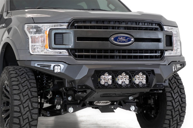 Addictive Desert Designs 18-20 Ford F-150 Bomber Front Bumper w/ 3 Baja Designs LP6 Mounts - GTR Auto