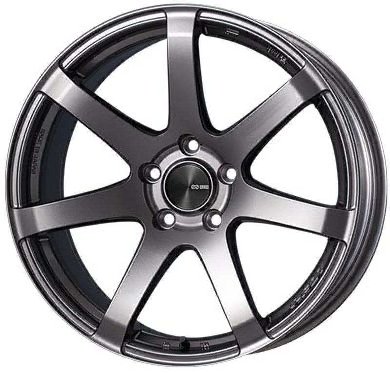 Enkei PF07 19x10 5x114.3 40mm Offset 75mm Bore Dark Silver Wheel *Special Order/No Cancel* 490-910-6540DS