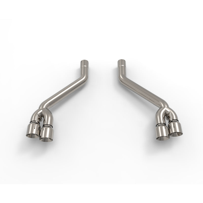 Kooks 2016 + Chevrolet Camaro SS 3in Axle Back Muffler Delete Exhaust System w/ Polished Quad Tips - GTR Auto
