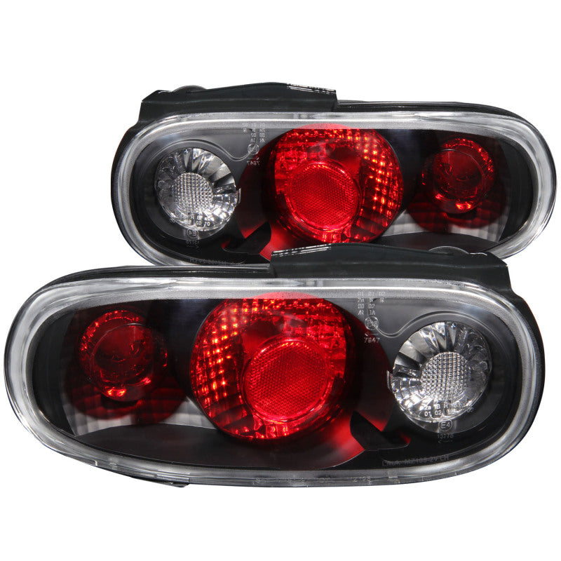 ANZO 1990-1997 Mazda Miata Taillights Black - GTR Auto