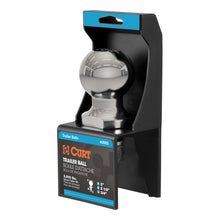 Load image into Gallery viewer, Curt 2in Trailer Ball (3/4in x 2-1/8in Shank 3500lbs Stainless Packaged)