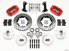 Load image into Gallery viewer, Wilwood Dynapro Dust-Boot Front Kit 11.00in Drilled Red 67-69 Camaro 64-72 Nova Chevelle - GTR Auto