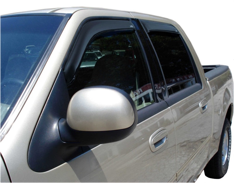 AVS 02-03 Lincoln Blackwood Ventvisor In-Channel Front & Rear Window Deflectors 4pc - Smoke - GTR Auto