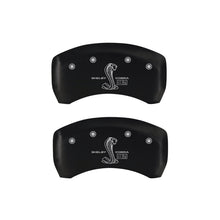 Load image into Gallery viewer, MGP Rear set 2 Caliper Covers Engraved Rear GT350 Shelby &amp; Cobra Red finish silver ch - GTR Auto