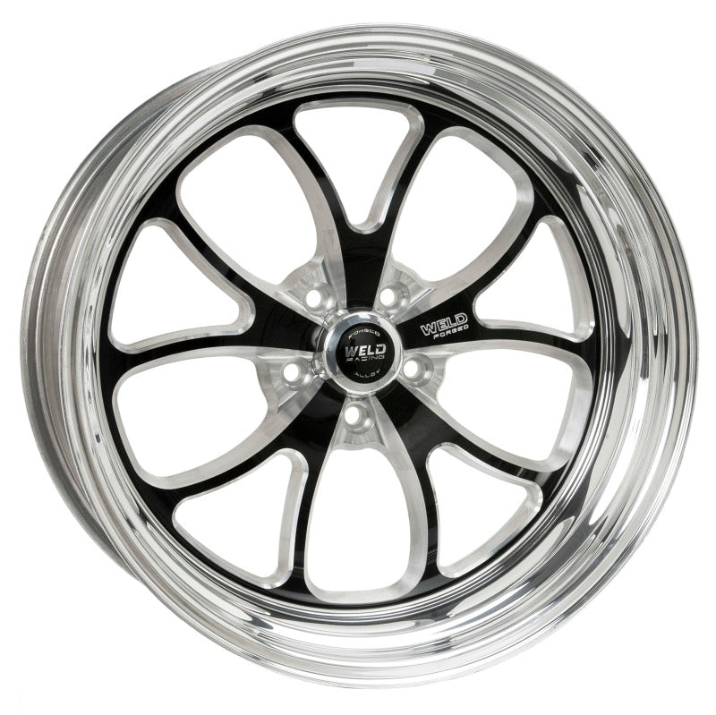 Weld S76 20x8 / 5x4.75 BP / 5in. BS Black Wheel (Low Pad) - Non-Beadlock - GTR Auto