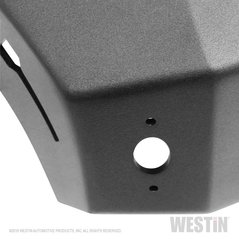 Westin 18-22 Jeep Wrangler JL / 20-22 Gladiator WJ2 Stubby Front Bumper w/Bull Bar - Tex. Blk - GTR Auto