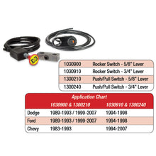 Load image into Gallery viewer, BD Diesel Push/Pull Switch Kit Exhaust Brake - 5/8in Manual Lever - GTR Auto