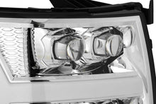Load image into Gallery viewer, AlphaRex 07-13 Chevy 1500HD NOVA LED Proj Headlights Plank Style Chrm w/Activ Light/Seq Signal - GTR Auto