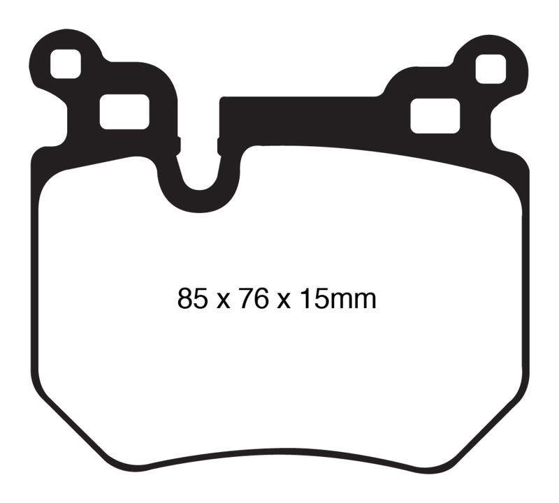 EBC 08-10 BMW 135 3.0 Twin Turbo Yellowstuff Rear Brake Pads - GTR Auto