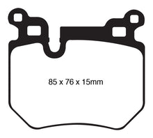 Load image into Gallery viewer, EBC 08-10 BMW 135 3.0 Twin Turbo Redstuff Rear Brake Pads - GTR Auto