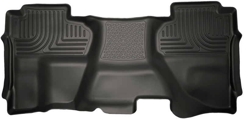 Husky Liners 14 Chevrolet Silverado/14 GMC Sierra 1500 Weatherbeater Black 2nd Seat Floor Liner - GTR Auto