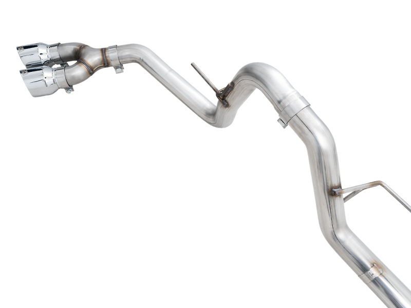AWE 0FG 21+ Ford F150 Dual Side Exit Cat-Back Exhaust- 4.5in Chrome Silver Tips - GTR Auto