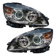 Load image into Gallery viewer, Oracle 08-11 Mercedes Benz C-Class Pre-Assembled Headlights - Chrome Housing - White