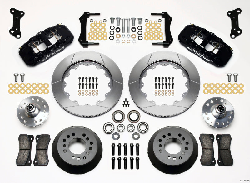 Wilwood AERO6 Front Hub Kit 14.00 67-69 Camaro 64-72 Nova Chevelle - GTR Auto