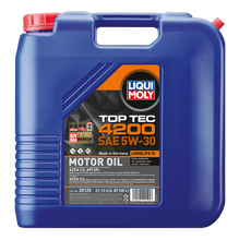 Load image into Gallery viewer, LIQUI MOLY 20L Top Tec 4200 New Generation Motor Oil SAE 5W30 - GTR Auto