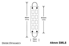 Load image into Gallery viewer, Diode Dynamics 44mm SML8 LED Bulb - Red (Pair) - GTR Auto