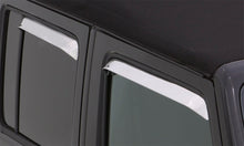 Load image into Gallery viewer, AVS 07-18 Jeep Wrangler Ventshade Front &amp; Rear Window Deflectors 4pc - Stainless