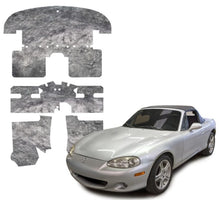 Load image into Gallery viewer, DEI 90-05 Mazda Miata NA &amp; NB Under Carpet Interior Insulation Kit - 1/2in Thick - GTR Auto